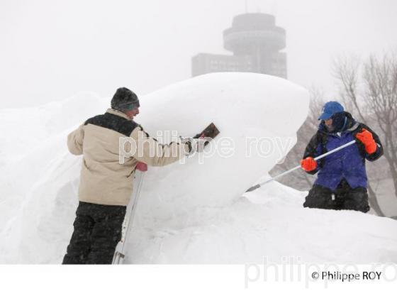 CONCOURS DE SCULPTURE SUR NEIGE, CARNAVAL DE QUEBEC (CA001140.jpg)