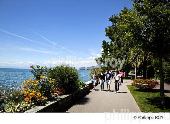 PROMENADE, TOURISME, QUAI DES FLEURS, MONTREUX, SUISSE (CH001732.jpg)